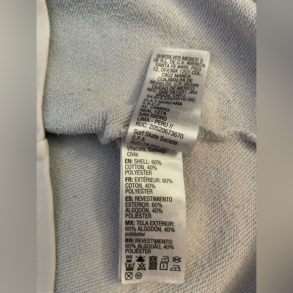 Roxy Women's Soft Blue Ombre Hoodie Sweatshirt - Picture 6 of 11